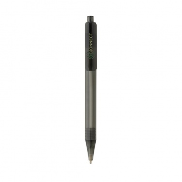 Logo trade promotional merchandise picture of: GRS RPET X8 transparent pen